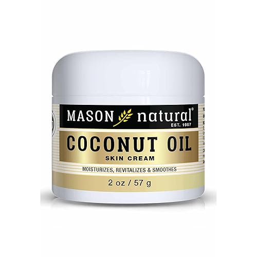 MASON NATURAL Coconut Oil Beauty Cream, Hydrating Moisturizer With Collagen for Smooth & Firm Skin, 2 oz Beauty & Personal Care MASON NATURAL