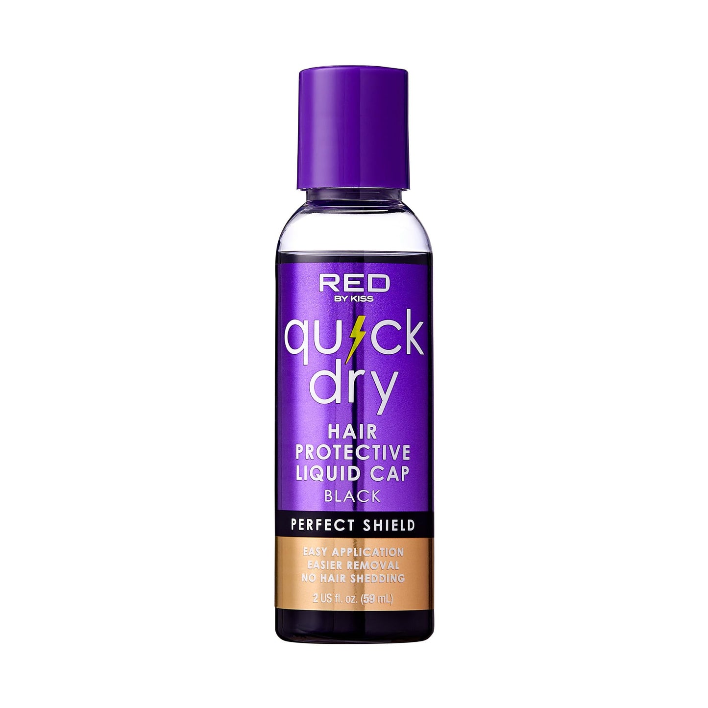Red by Kiss Quick Dry Hair Protective Liquid Cap, Strong Lightweight Protection from Weaves Glue Damage, Fast Application, Quick Drying, & Easy Beauty & Personal Care Red by Kiss