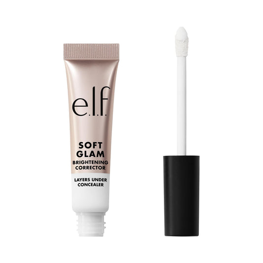 e.l.f. Soft Glam Brightening Corrector, Helps Minimize Dark Circles & Discoloration, Hydrating With A Natural Finish, Vegan , White Beauty & Personal Care e.l.f.