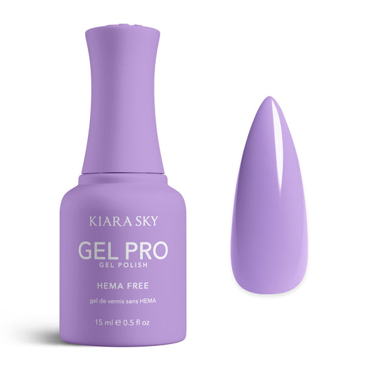 KIARA SKY Gel Pro HEMA-Free Gel Nail Polish | Full Coverage, 28+ Day Wear, Self-Leveling, UV/LED Soak-Off, 0.5 fl oz | Clean As A Thistle #068
