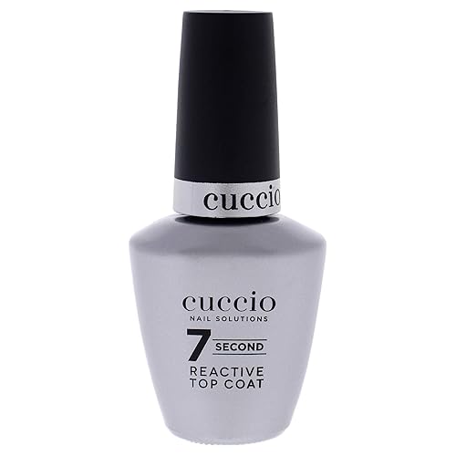 Cuccio Colour Super 7 Second Nail Top Coat - Super Quick Drying Formula - Creates A High Gloss Finish With Incredible Long-Lasting Durability Beauty & Personal Care Cuccio