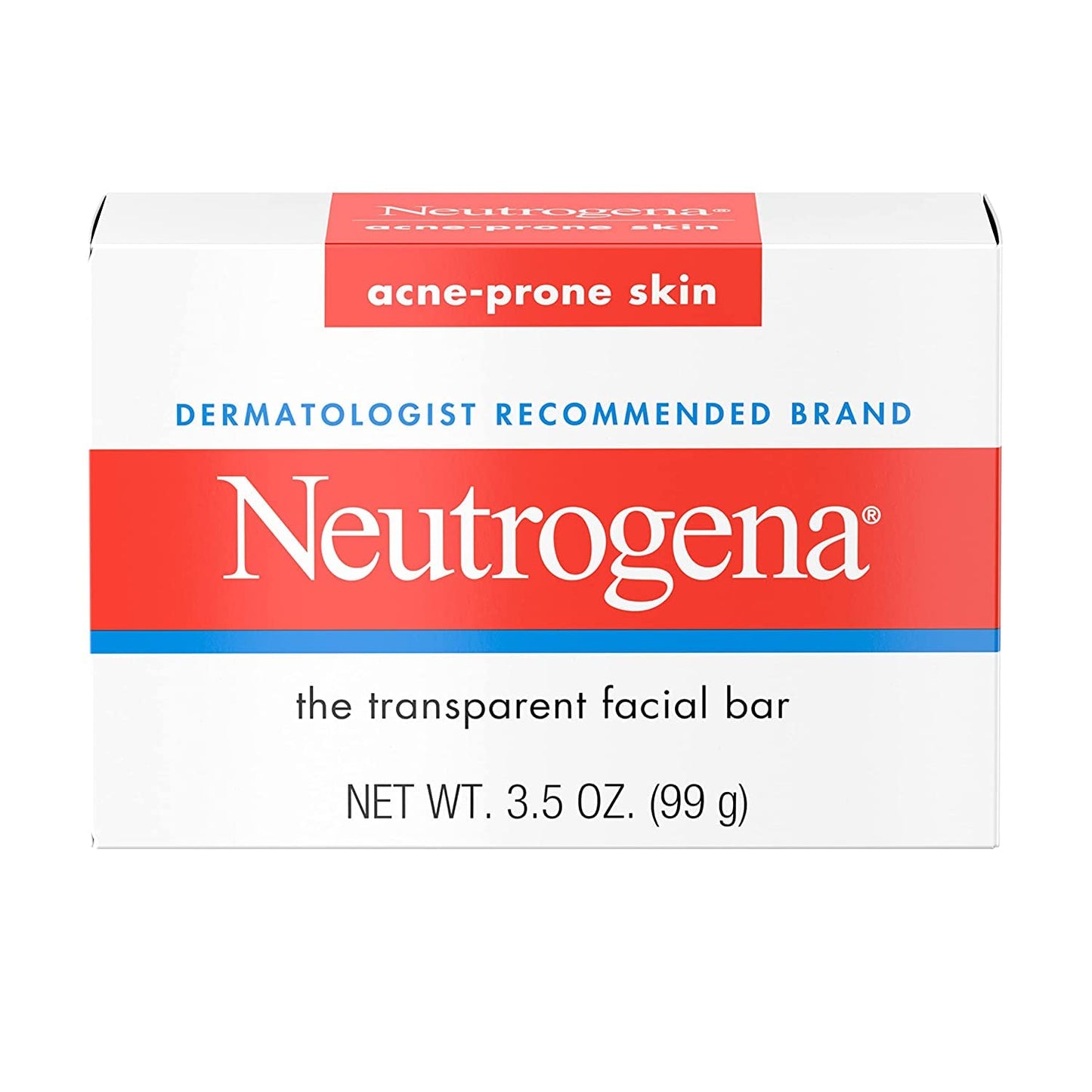 Neutrogena Facial Cleansing Bar for Prone Skin, 3.5 Oz (Pack of 10) Beauty & Personal Care Neutrogena