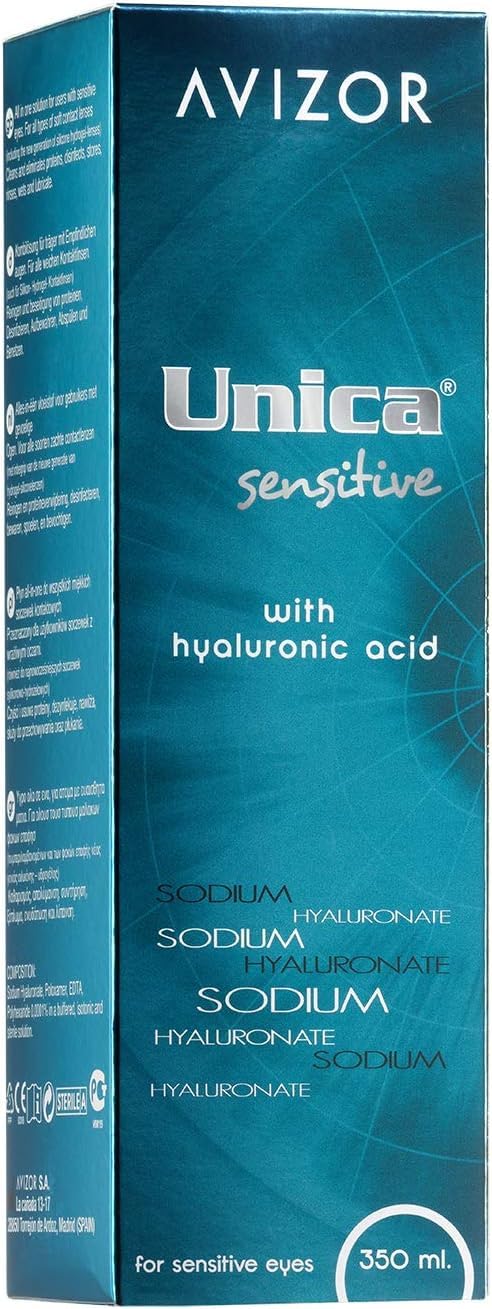 Avizor Unica Sensitive 350ml Contact Lens Solution Beauty and Personal Care Avizor