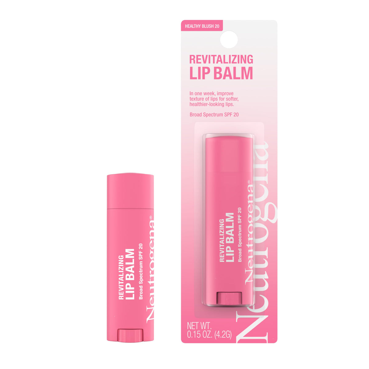 Neutrogena Revitalizing Tinted Lip Balm Broad Spectrum SPF 20 Sunscreen, Moisturizing Lip Balm with a Sheer Tint for Softer, Smoother Beauty & Personal Care Neutrogena
