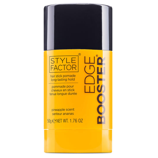 Style Factor EDGE BOOSTER Hair Wax Stick Pomade with Beeswax | Strong Hold Slick Stick for Flyaways, Edges & Baby Hair for Sleek Buns & Ponytails | Beauty & Personal Care Style Factor