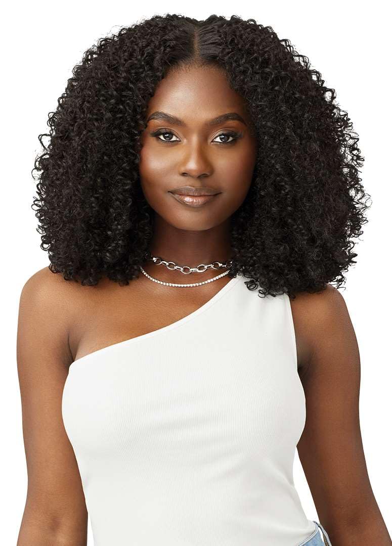 Outre Lace Front Wig - Melted Hairline - Latira (JET BLACK 1)