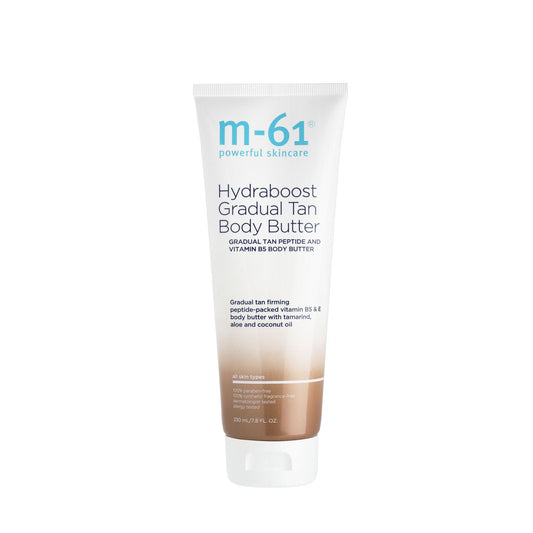 m-61 Hydraboost Gradual Tan Body Butter | Unscented, Hydrating, Firming Body Lotion For A Streak-Free, Self-Tan Glow. Formulated With Vitamin E, Aloe Beauty & Personal Care m-61