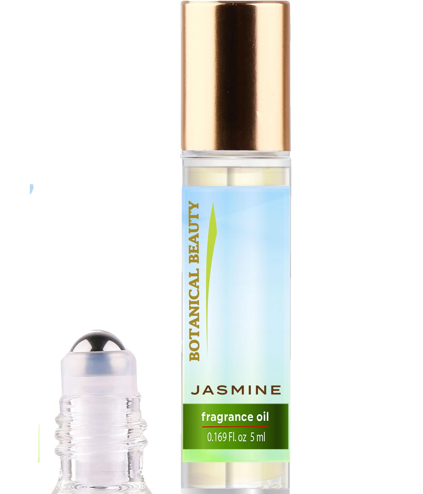 Botanical Beauty JASMINE FRAGRANCE OIL ROLL-ON 0.169 Fl Oz 5 ml Rollerball Perfume, Long Lasting an luxury scent of blend of Lily of the Valley Beauty & Personal Care Botanical Beauty