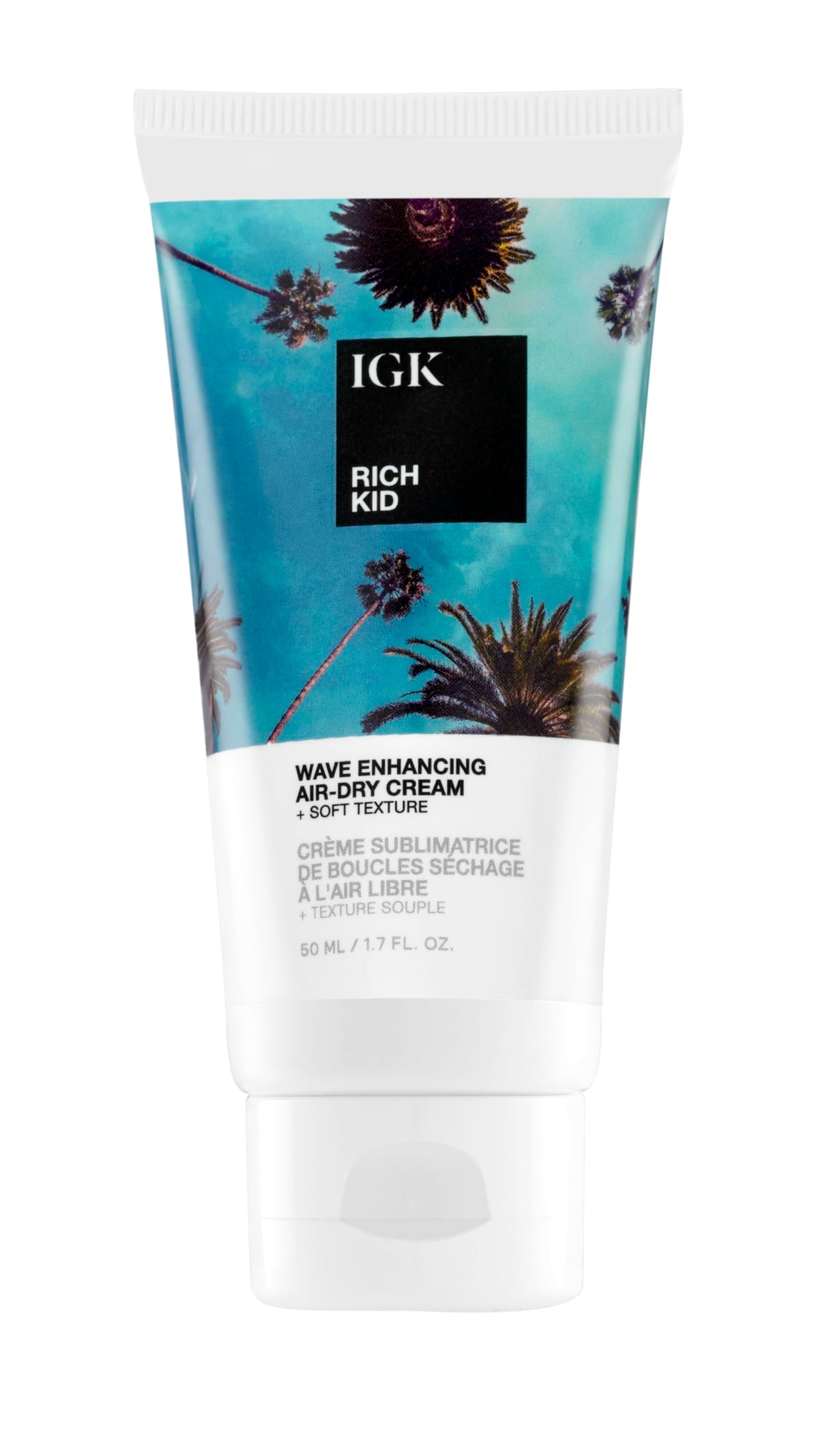 IGK RICH KID Coconut Oil Air-Dry Styler Travel | Hold + Texture + Shine | Vegan + Cruelty Free | 1.7 Oz Beauty & Personal Care IGK