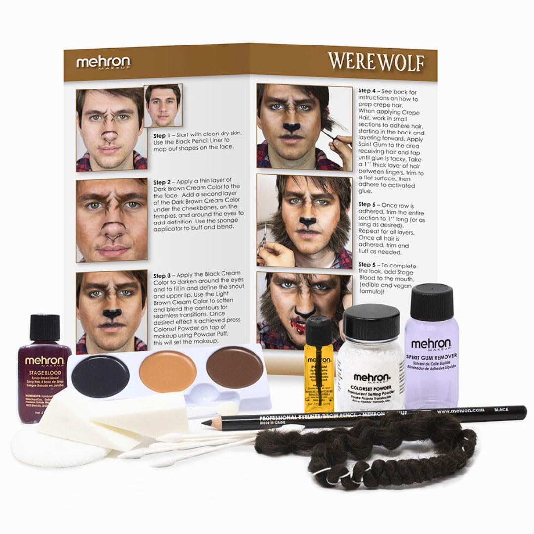 Mehron Makeup Professional Character Kit - WEREWOLF