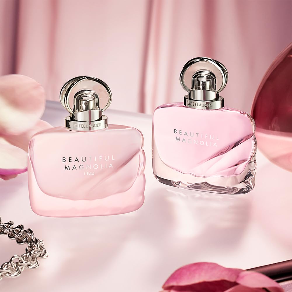 Estée Lauder Beautiful Magnolia L'Eau Eau de Toilette Spray with Notes of Lavender, Magnolia, Rose & Amber | Perfumes for Women, Travel Spray, 0.34 Fl Beauty & Personal Care Estée Lauder