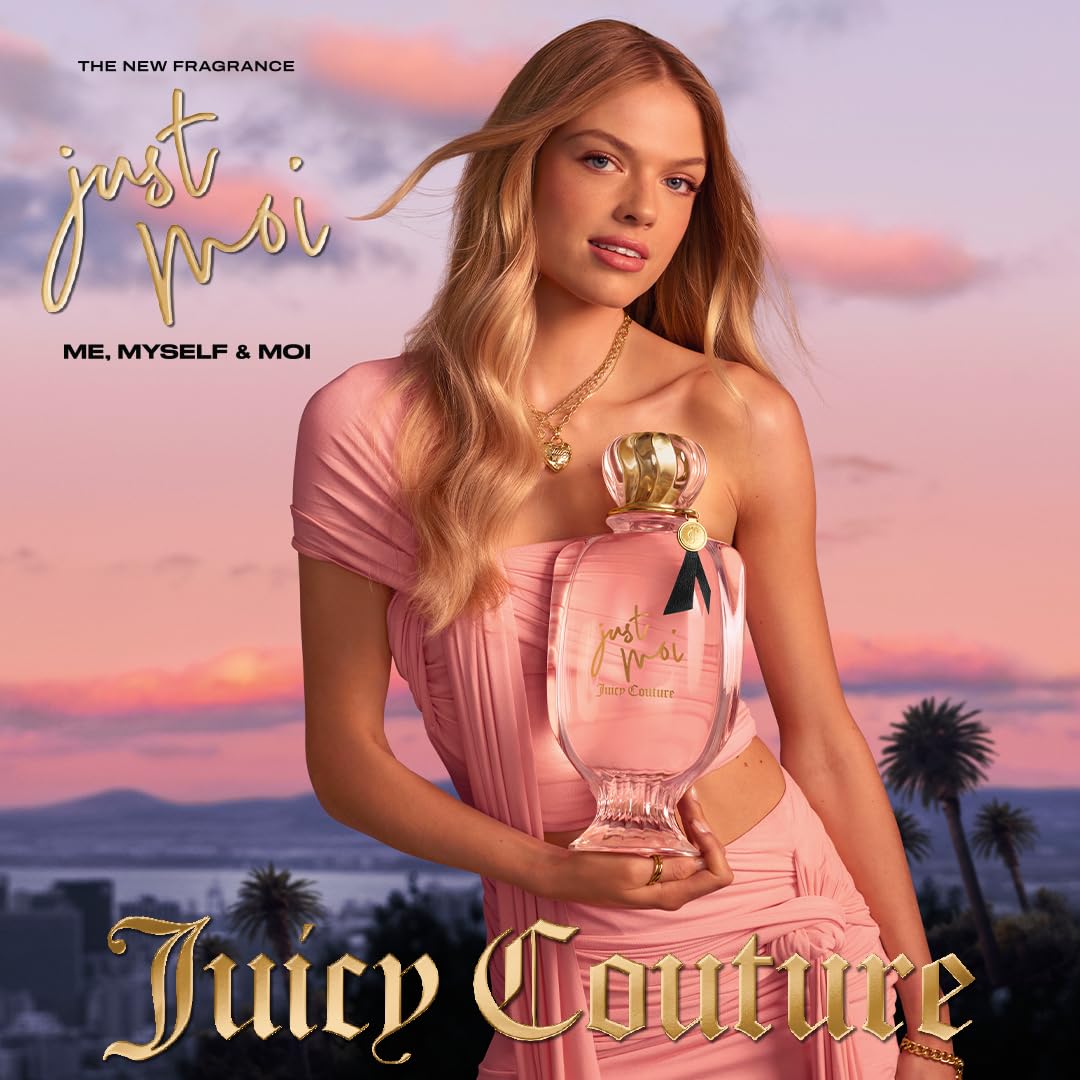 Juicy Couture Just Moi Women's Perfume - Amber Vanilla Eau de Parfum - Sweet & Confident Fragrance for Day to Evening Wear - Long-Lasting, 0.33 fl oz Beauty & Personal Care Juicy Couture