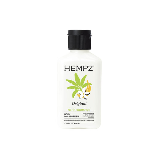 HEMPZ Mini Original Body Lotion, Floral & Banana Scent, Daily Moisturizing Cream, Shea Butter Hand and Body Moisturizer, Skin Care Products, Hydrating Beauty & Personal Care Hempz