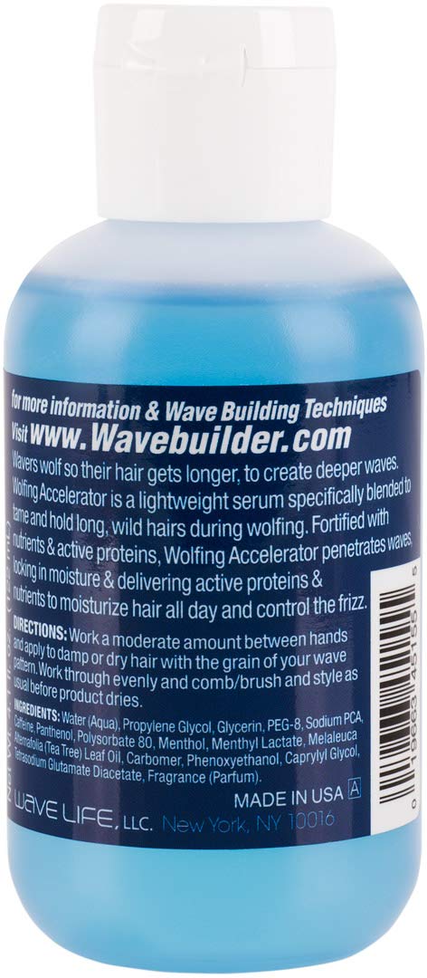WaveBuilder Wolfing Accelerator Grow Out Wave Serum, 4.1 Fl Oz Beauty & Personal Care WAVEBUILDER