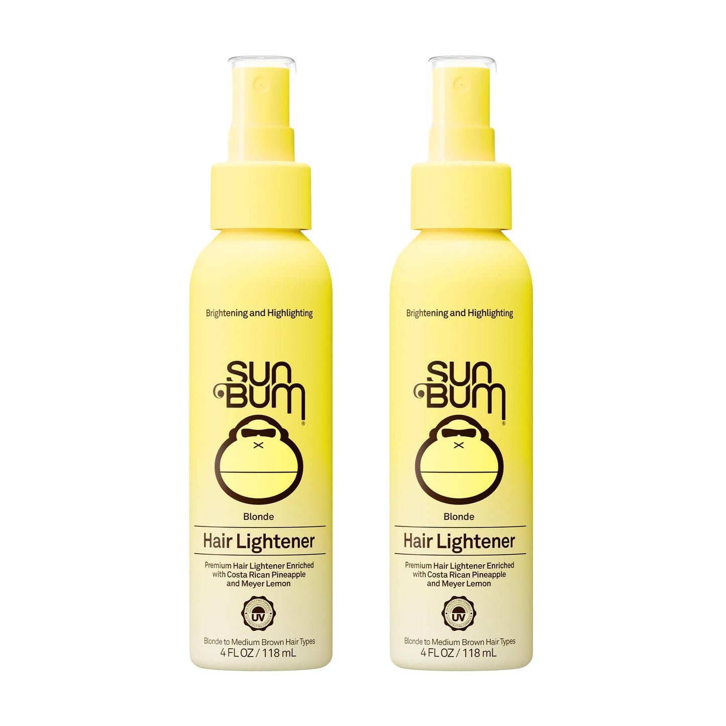 Sun Bum Blonde Hair Lightener - Vegan, Paraben, Gluten and Cruelty-Free Color Enhancing Brightener for Blondes, 2 Pack Beauty & Personal Care Sun Bum