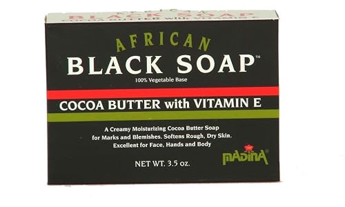 Cocoa Butter Black Soap Beauty & Personal Care Madina