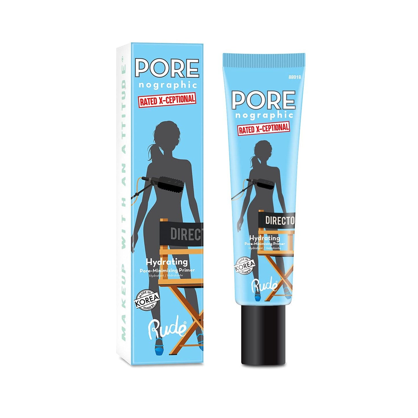 Porenographic Minimizing Primer - Hydrating by Rude Cosmetics for Women - 0.7 oz Primer Beauty & Personal Care RUDE