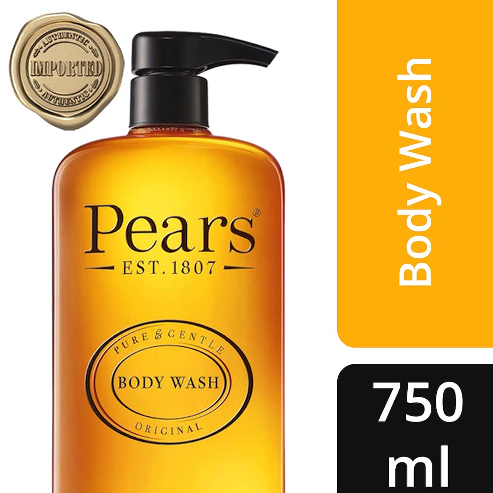 PEARS Pure & Gentle Gel Doccia 750ml | Originale | Realizzato con Oli Naturali e Senza Sapone | Idratazione Nutriente ed Estratti Naturali Beauty & Personal Care Pears