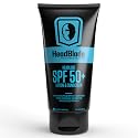 HeadBlade HeadLube SPF 50 Men's Lotion and Sunscreen - No Greasiness, Sweat Resistant, Formulated for Face, Body & Scalps - Water Resistant for 80 Beauty & Personal Care HeadBlade
