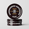 Hardworking Gentlemen - Medium Hold Hair Clay - Mens Hair Clay - ALL NATURAL ingredients - Matte Finish - Holds All Day - 2oz. (Medium Hold) Beauty & Personal Care Hardworking Gentlemen