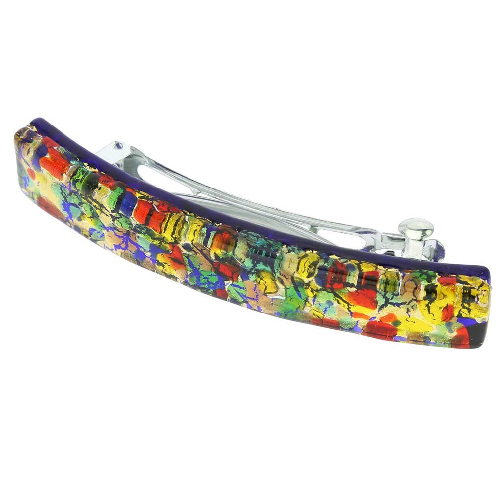 Glass Of Venice Murano Glass Venetian Reflections Hair Clip - Golden Meadow Beauty & Personal Care Glass Of Venice
