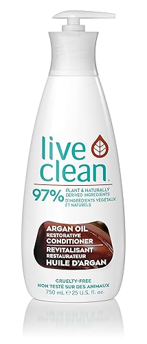 LIVE CLEAN Argan Oil Conditioner, 750 ML Beauty & Personal Care Live Clean