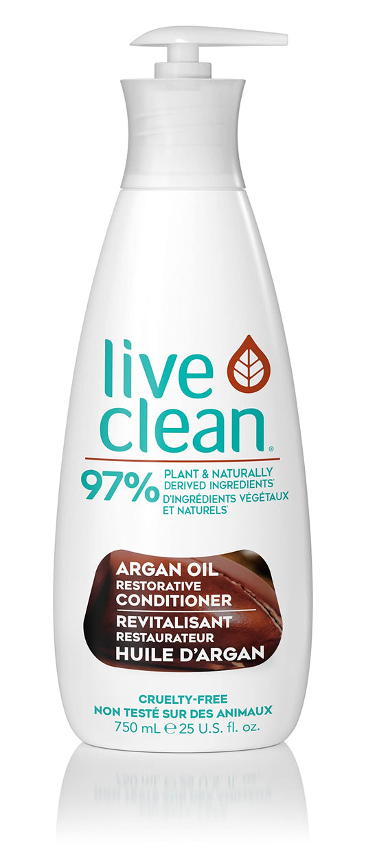 LIVE CLEAN Argan Oil Conditioner, 750 ML Beauty & Personal Care Live Clean