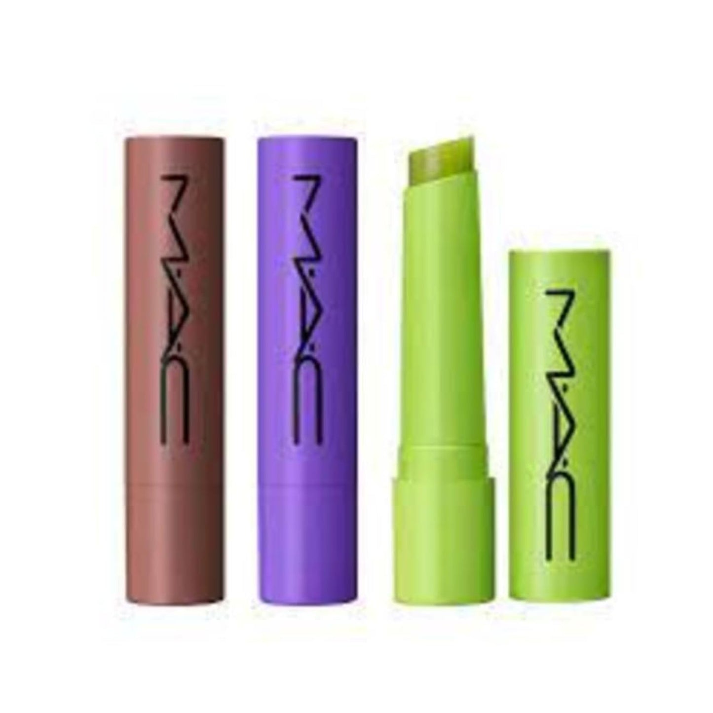 MAC Cosmetics M.A.C Squirt Twist and Pout Lip Trio - Like Squirt - Violet Beta - Simulation - Full Size Beauty & Personal Care MAC
