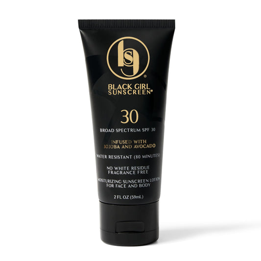 Black Girl Sunscreen SPF 30 for the Face & Body - Moisturizing Sun Protection, SPF 30, Sun Lotion for Women, Ultra Sheer, Travel Size, No White Cast Beauty & Personal Care BLACK GIRL SUNSCREEN