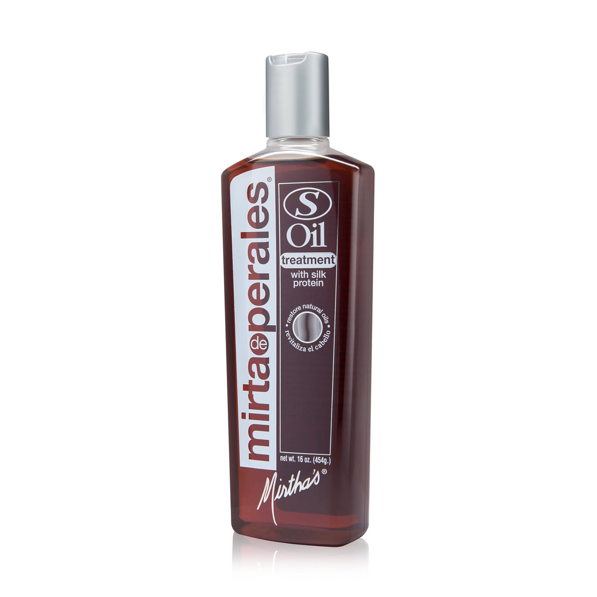 Mirta de Perales Oil “S” Hair Treatment for Dry Hair & Flaky Scalp | Deep-Cleansing Scalp Detox with Castor Oil & Silk Protein | Restores Moisture Beauty & Personal Care Mirta De Perales