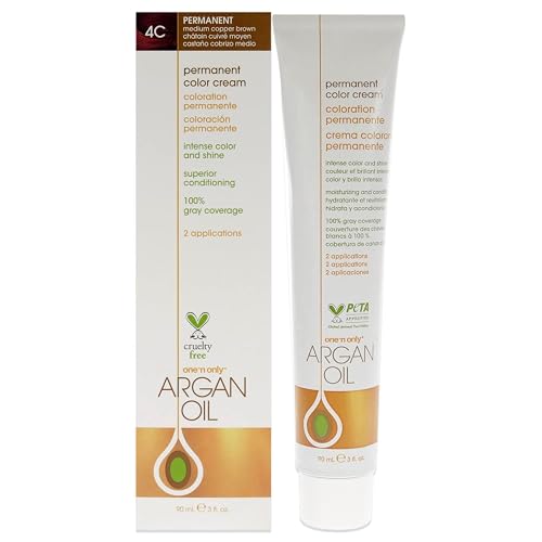 One N' Only Permanent Hair Color - Permanent Hair Dye Made with Argan Oil - Delivers Rich, Accurate Tones with Gray Coverage - Improves Moisture Beauty & Personal Care One 'N Only