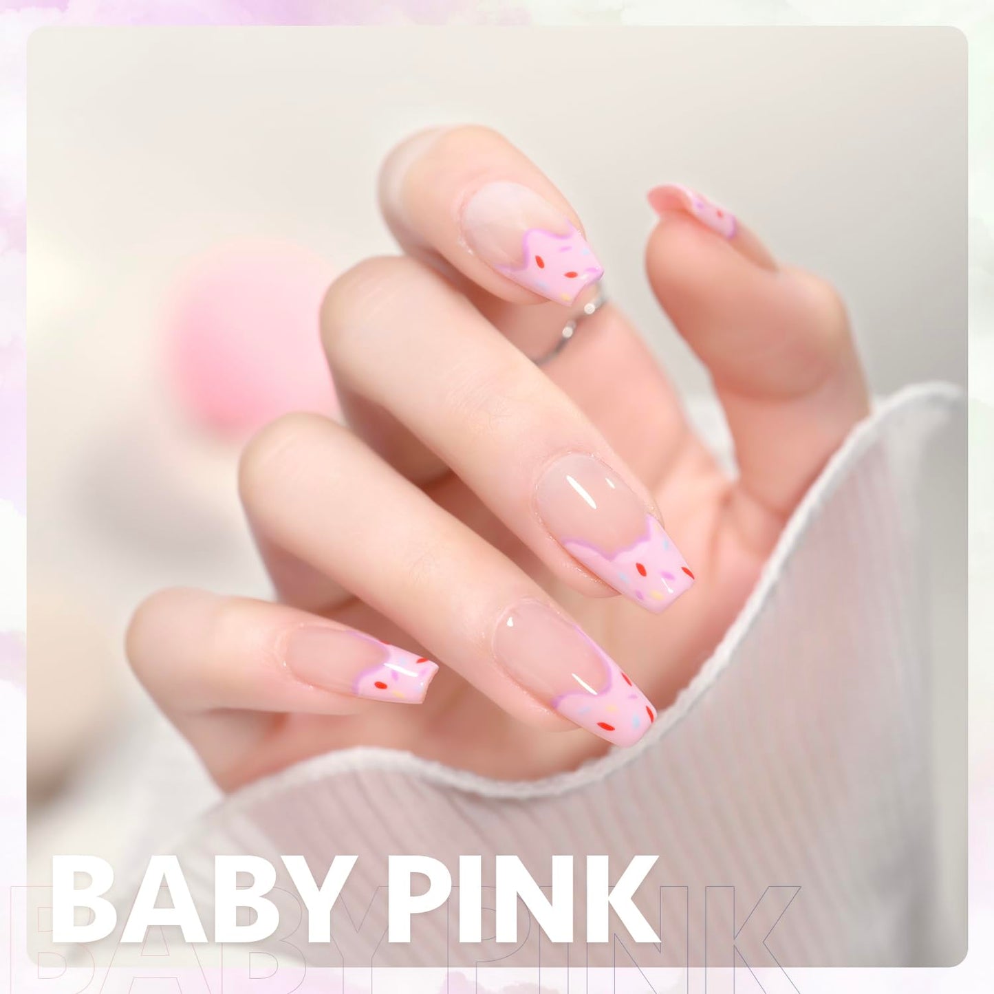 GAOY Pastel Gel Nail Polish, 16ml Blue Soak Off UV Light Cure Gel Polish for Spring Summer Soft Candy Nail Art DIY, Macaron 1587 Baby Blue Beauty and Personal Care GAOY