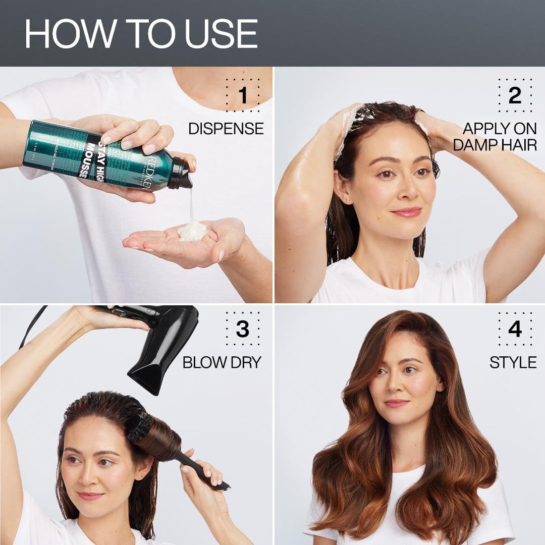 Redken Stay High Volumizing Mousse - For Fine Hair
