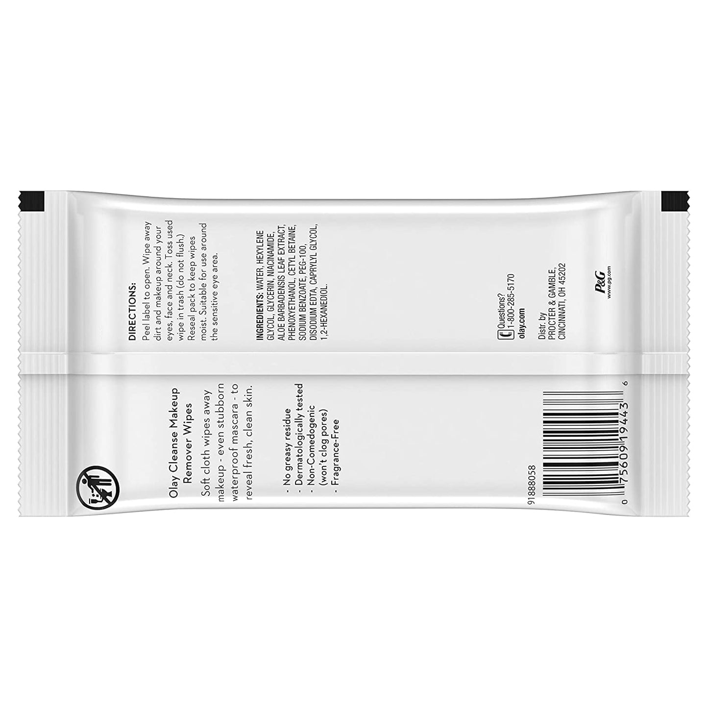 Olay Make-Up Remover Towelettes 25 Count Fragrance Free (6 Pack) Beauty & Personal Care Olay