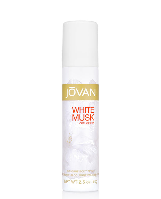 Jovan White Musk for Women Body Spray 2.5 fl oz (Pack of 1), Notes of Jasmine, Musk, and Amber, Women's Fragrance, Long Lasting, Everyday Fragrance Beauty & Personal Care Jovan