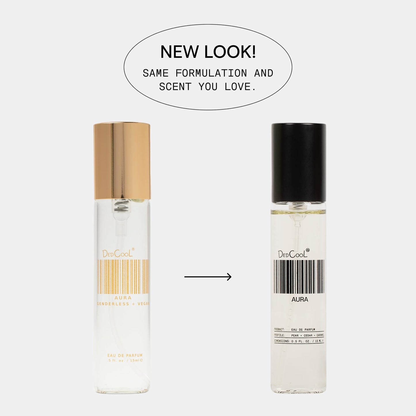 DedCool Eau de Parfum | Aura | Lemon, Pear & Cassis | Clean Unisex Fragrance | Non-Toxic, Vegan | Travel Size Perfume, 15 mL Beauty & Personal Care DedCool