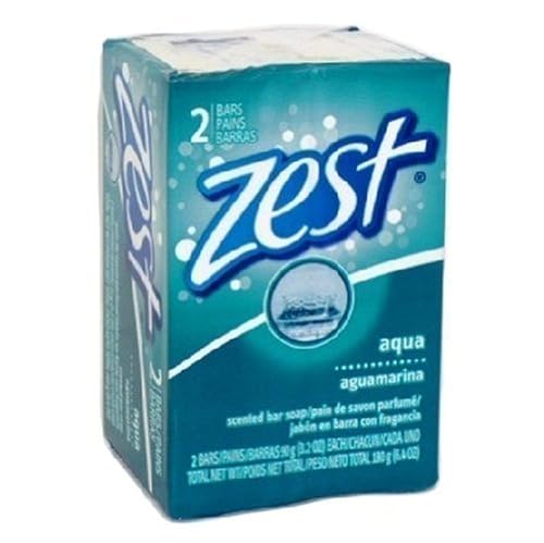 Zest Soap Aqua Refreshing Scent Made In Usa, 3.2 Oz (Pack of 2) Beauty & Personal Care Zest