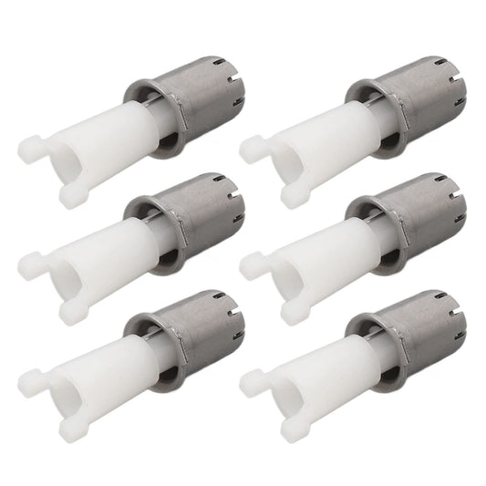 Saluaqui Nose Hair Trimmer Head, 10pcs Universal Replacement Clipper Blade Heads, Fitting, Ideal Replacement, Easy Cleaning, Portable Size for Daily Beauty and Personal Care Saluaqui