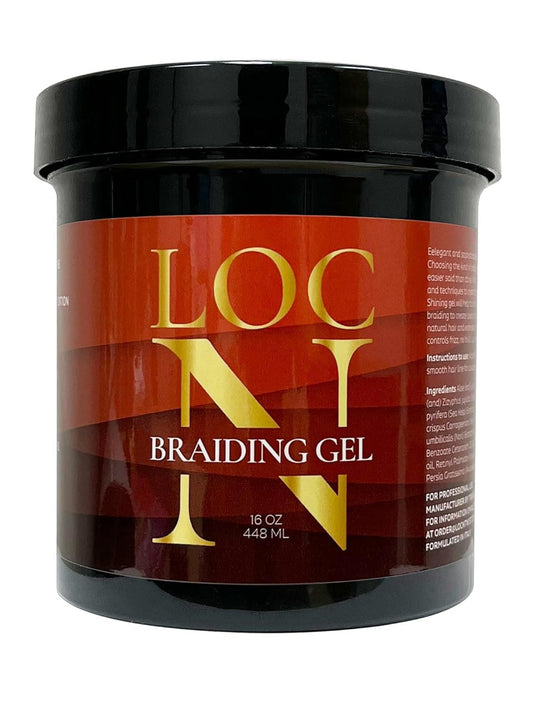 LOC N Professional Braiding Gel 16oz. - Extra Hold - Beauty & Personal Care LOCN