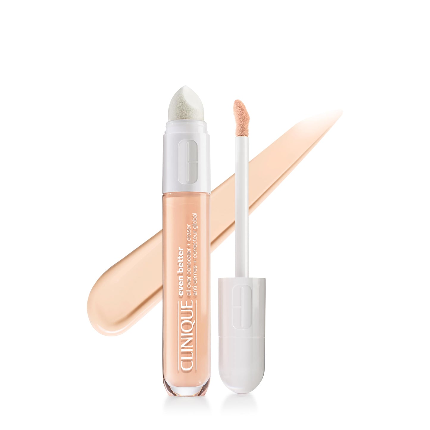 Clinique Even Better All-Over Full Coverage Concealer + Eraser Makeup For Dark Undereye Circles | With Hyaluronic Acid + Caffeine | Hydrating Beauty & Personal Care Clinique