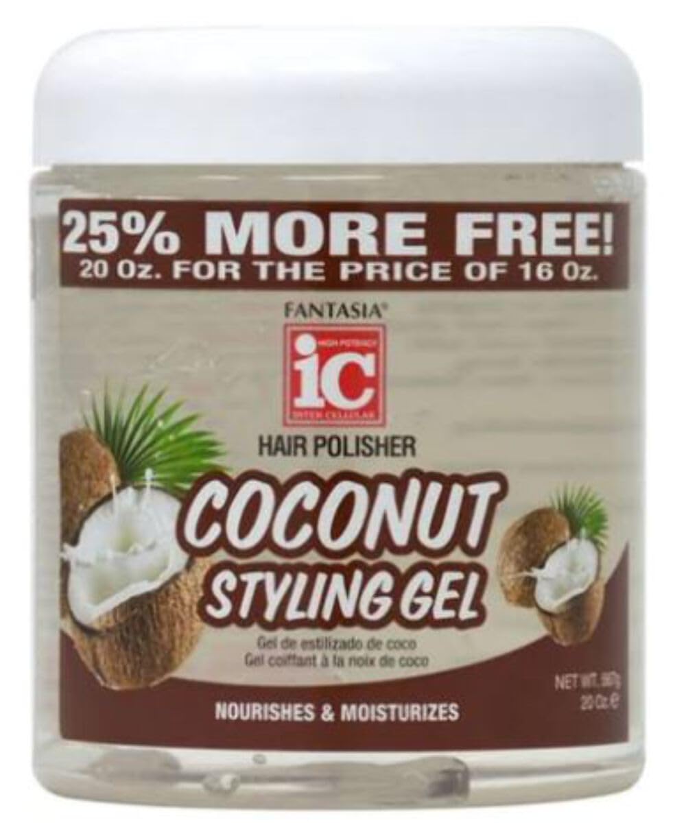 Fantasia Ic Coconut Styling Gel Nourish and Moisturize, 20 Ounce Beauty & Personal Care Fantasia