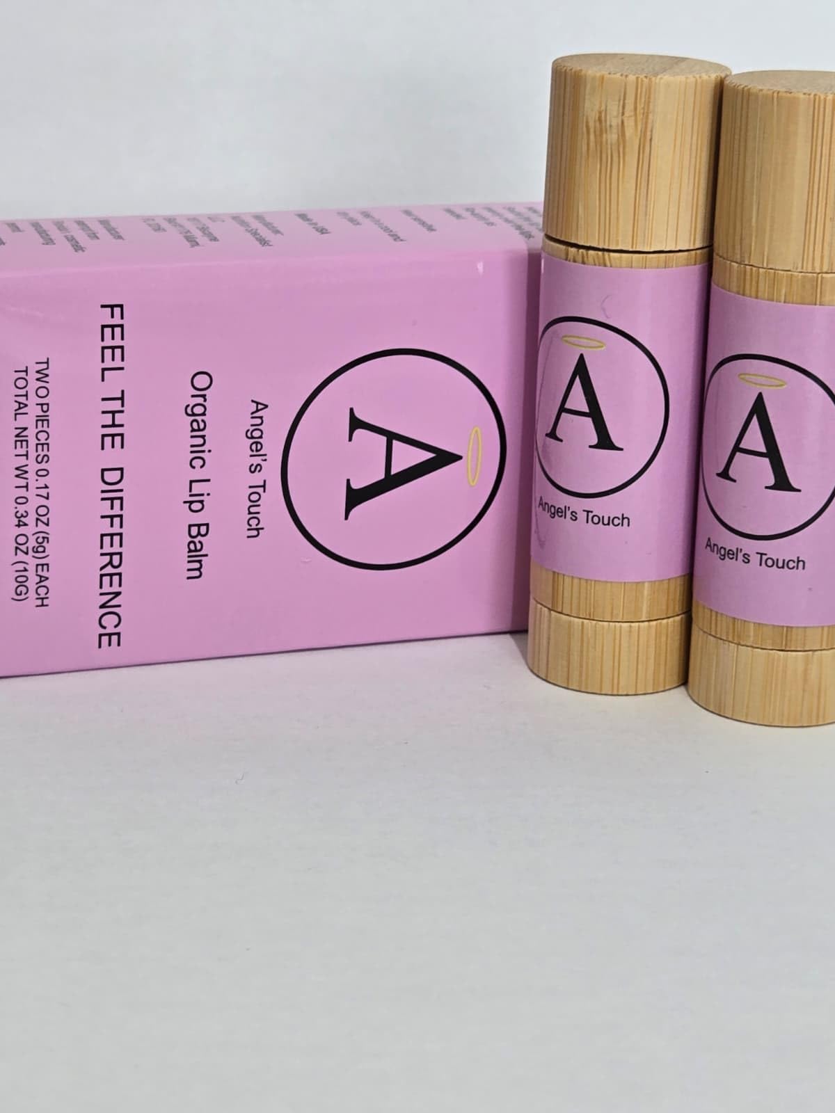 Organic Lip Balm Set of 2 - Dr. Formulated, Deep Healing & Long Lasting Moisture, Cruelty Free, Natural Lip Balm with Beeswax & Shea Butter, Repairs Beauty and Personal Care Angel's Touch