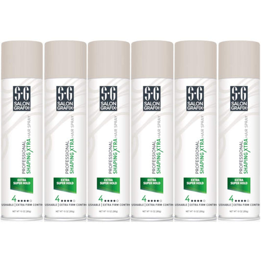 Salon Grafix Profession Shaping Hairspray, Extra Super Hold 4, 10 Oz (Pack of 6) Beauty & Personal Care Salon Grafix