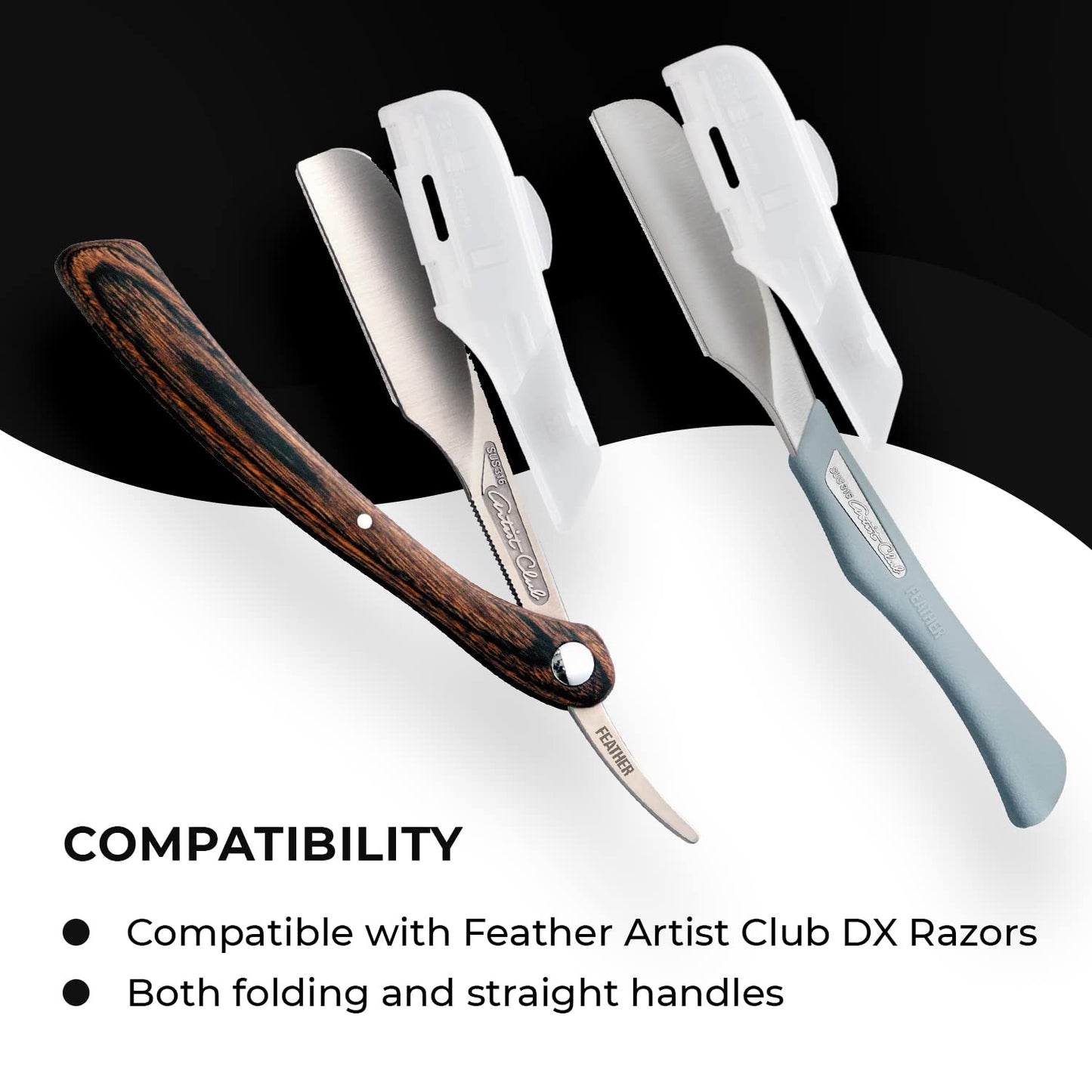 Feather Artist Club DX Straight Razor Case - Razor Blade Holder - Straight Razor Travel Case - Made in Japan Beauty and Personal Care Feather
