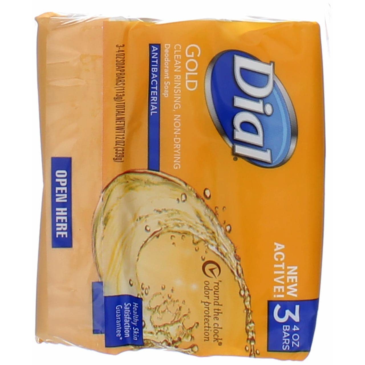 Dial Bar Soap Gold 4 Ounce 3 Count Advanced Clean Antibacterial Beauty & Personal Care Dial