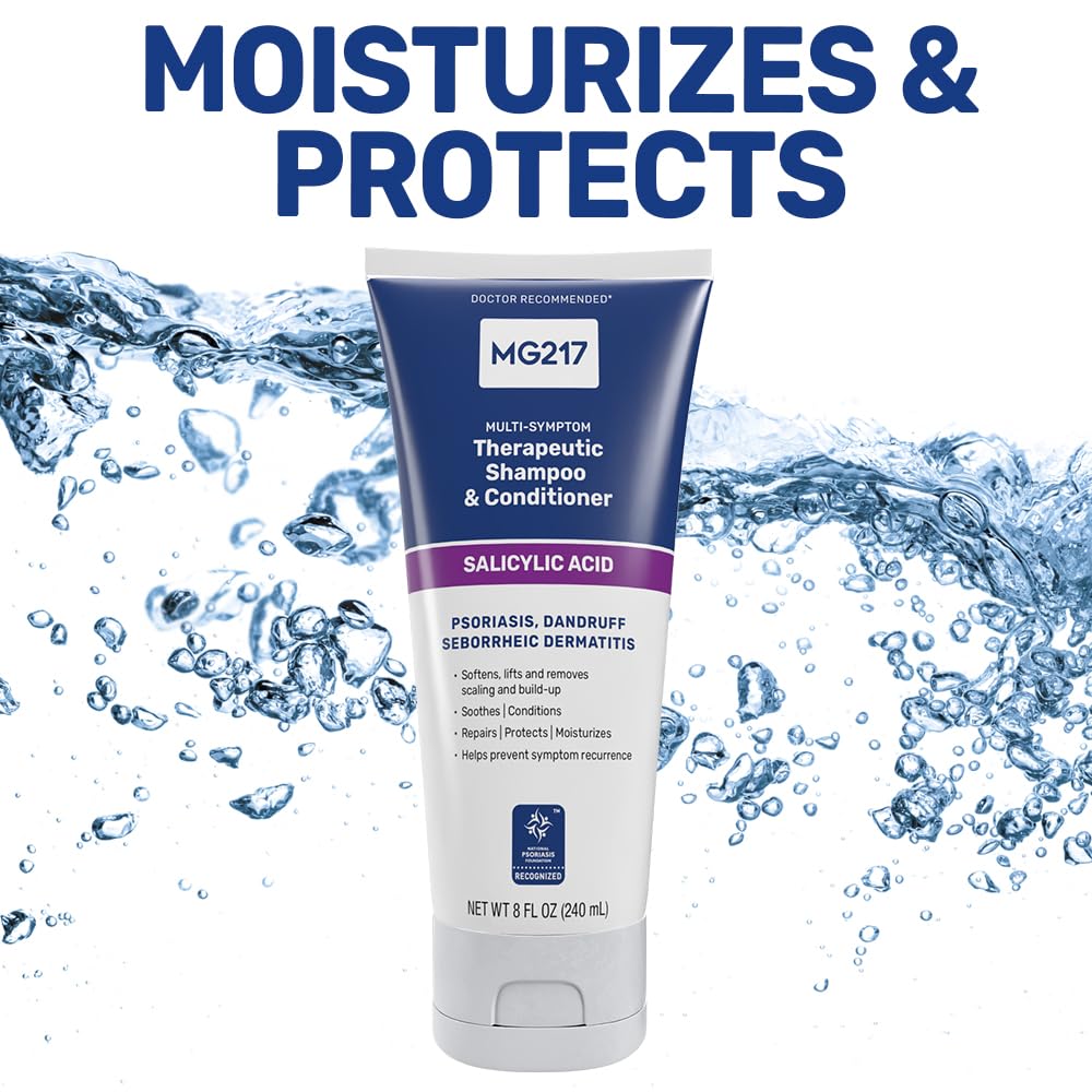 MG217 Psoriasis Scalp Solutions, Shampoo + Conditioner, 8 Ounce (5603) Beauty & Personal Care MG217