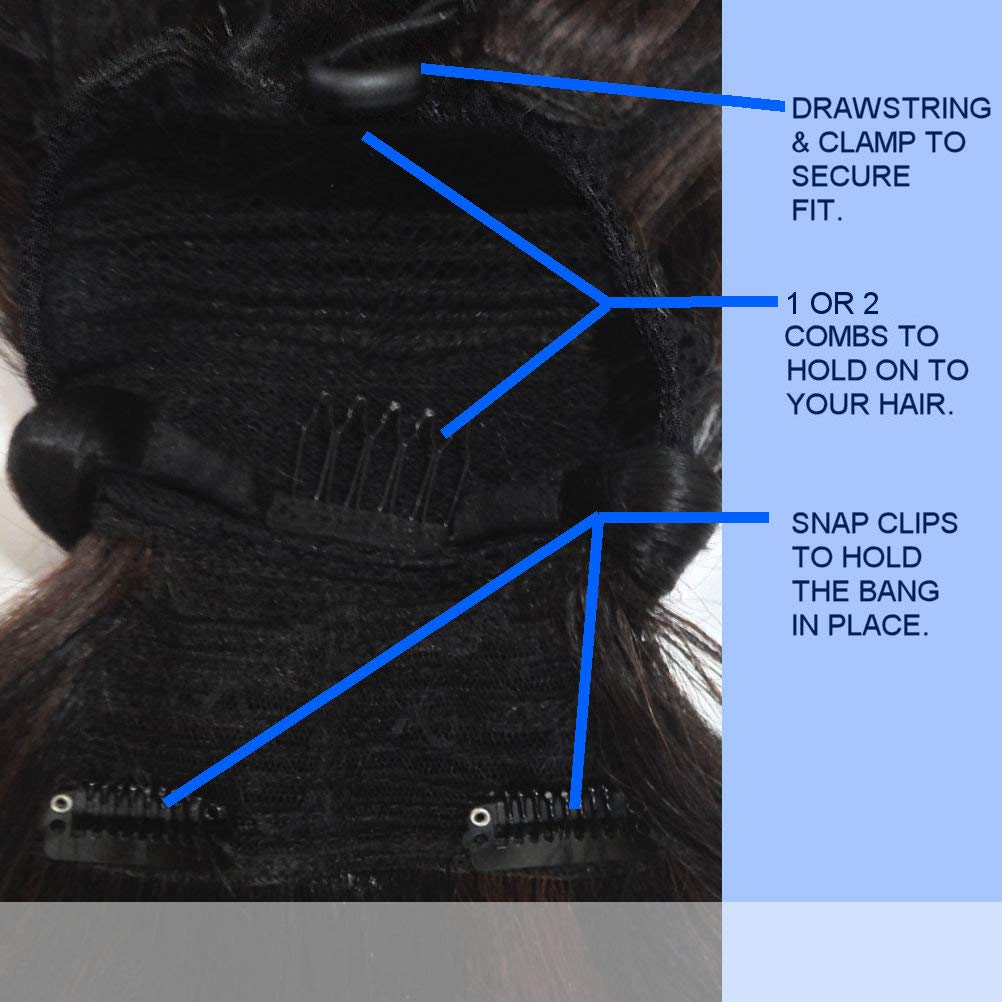 Vivica A. Fox (BP-Loui) - Heat Resistant Fiber Ponytail in P2216