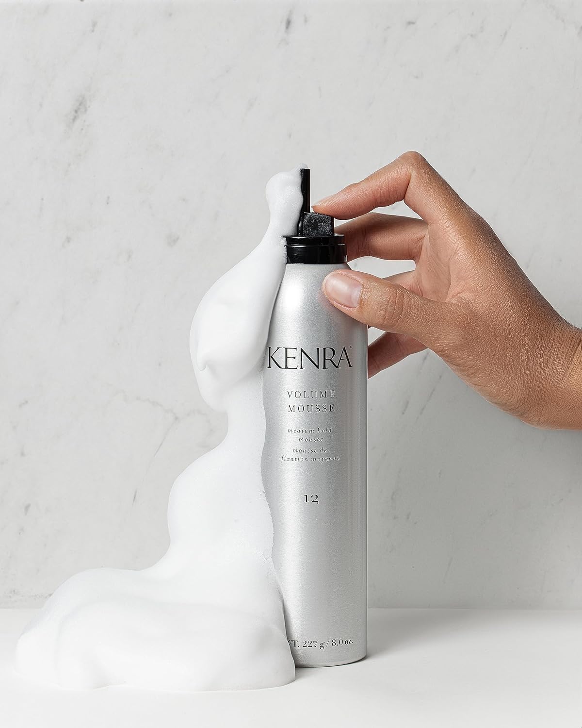 Kenra Volume Mousse 12 | Medium Hold Mousse | Non-Drying, Non-Flaking Lightweight Formulation |Styling Control Without Stiffness Or Stickiness | Tames