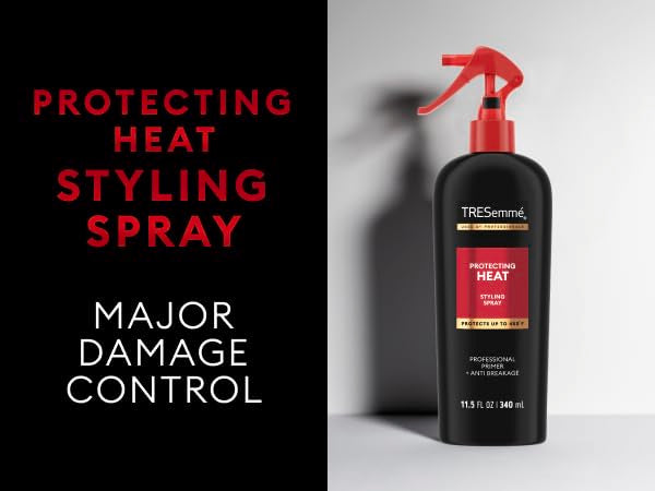 TRESemmé Styling Spray Protecting Heat for Taming Frizz & Reducing Breakage, with Protection up to 450°, 11.5 Fl Oz Beauty and Personal Care TRESemmé