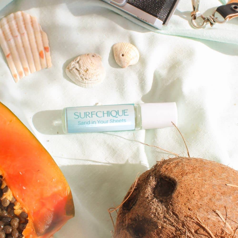 SURFCHIQUE Tropical Beach Coconut/Vanilla Perfume Oil - Sand in Your Sheets Beauty & Personal Care SURFCHIQUE